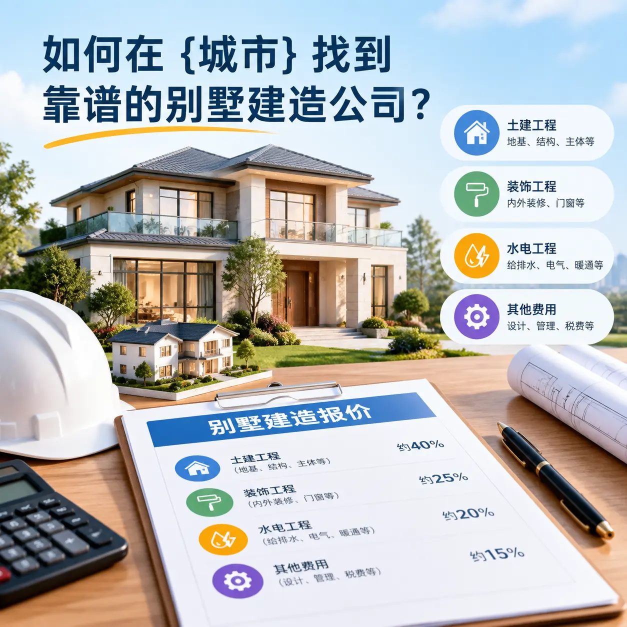 如何在 关岭 找到靠谱的别墅建造公司?