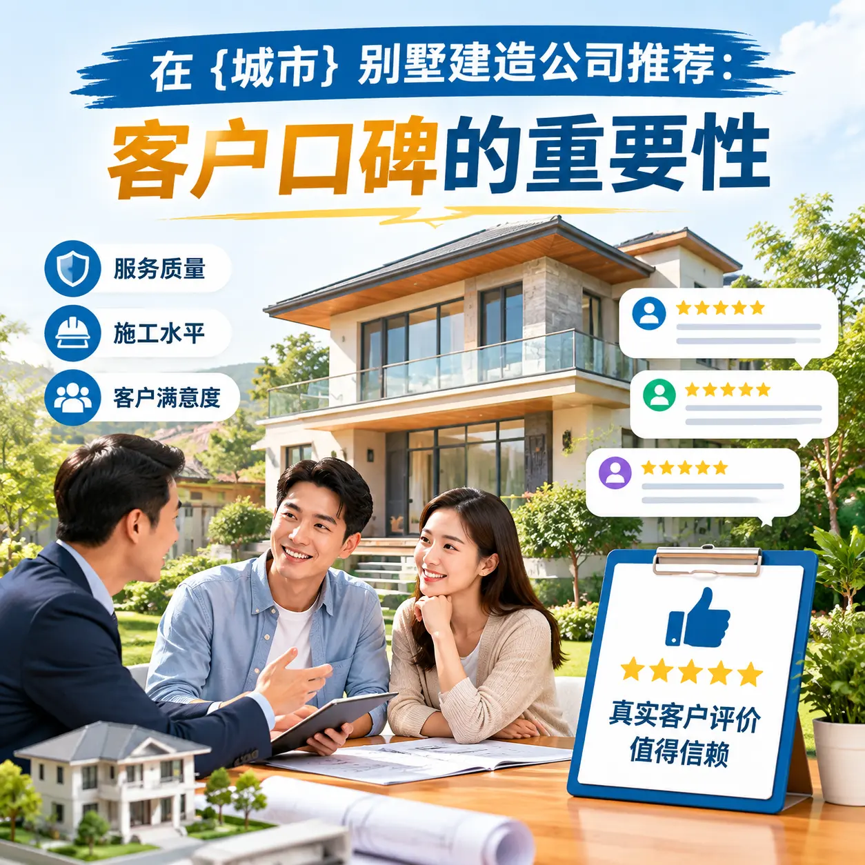 在 关岭 别墅建造公司推荐:客户口碑的重要性