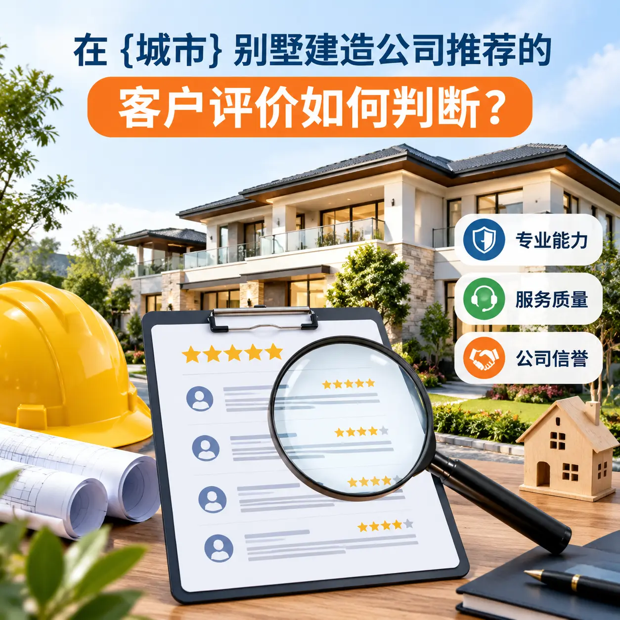 在 关岭 别墅建造公司推荐的客户评价如何判断？