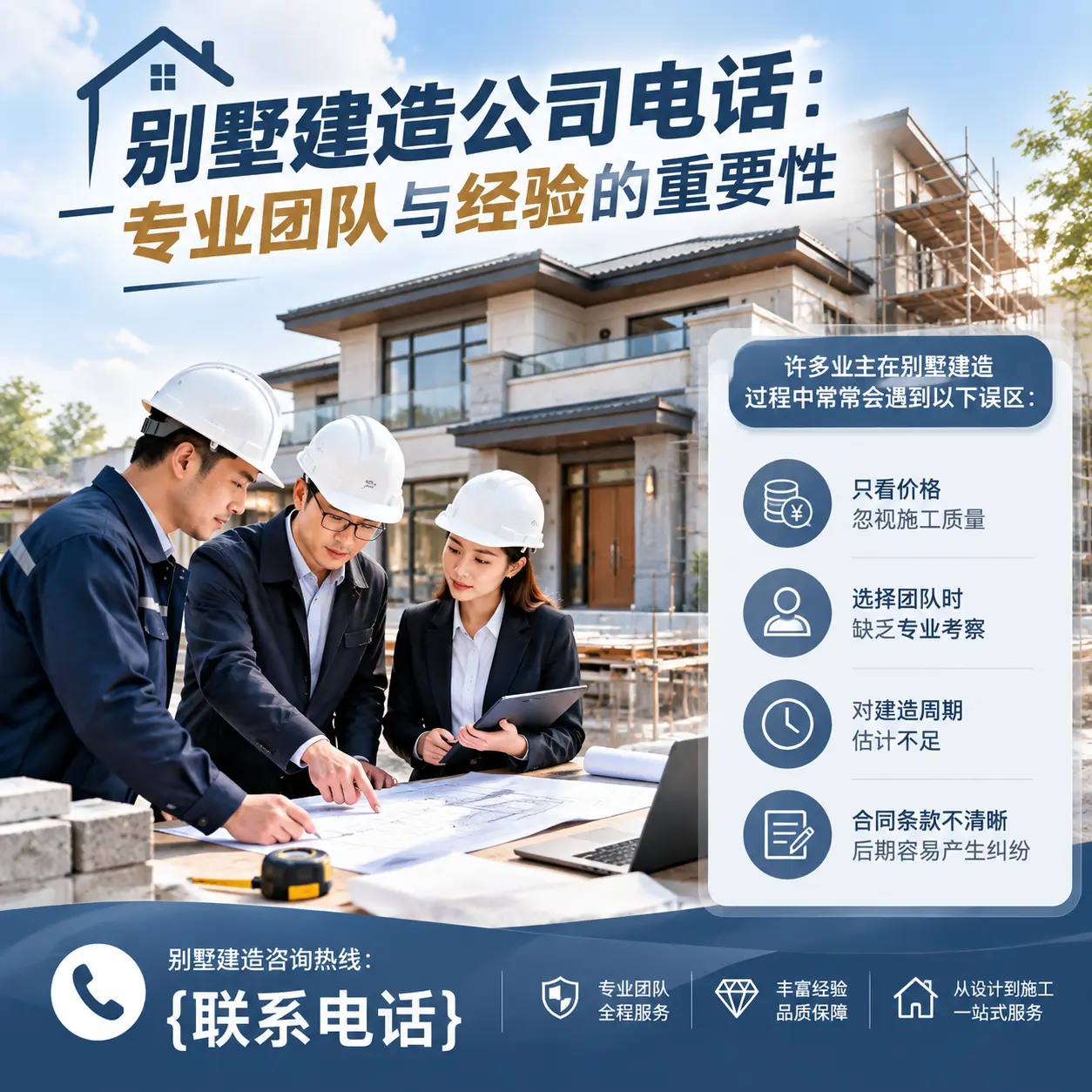 关岭别墅建造公司电话：专业团队与经验的重要性