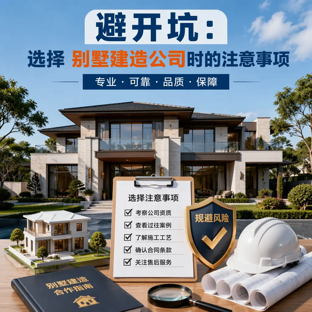 避开坑:选择 关岭 别墅建造公司时的注意事项