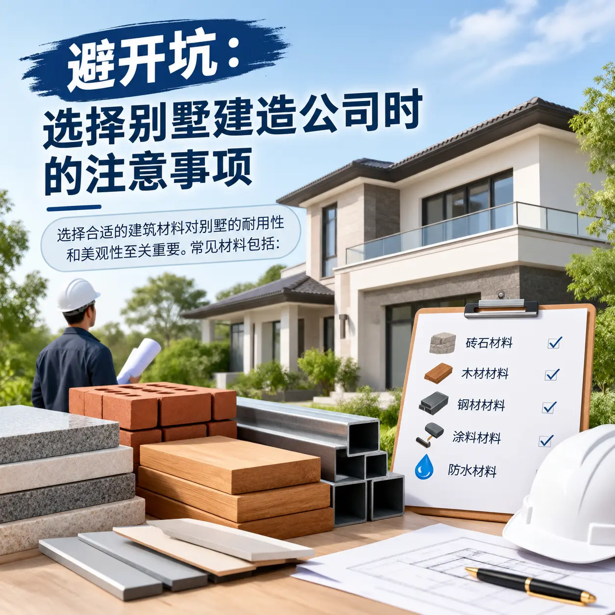 避开坑:选择 关岭 别墅建造公司时的注意事项