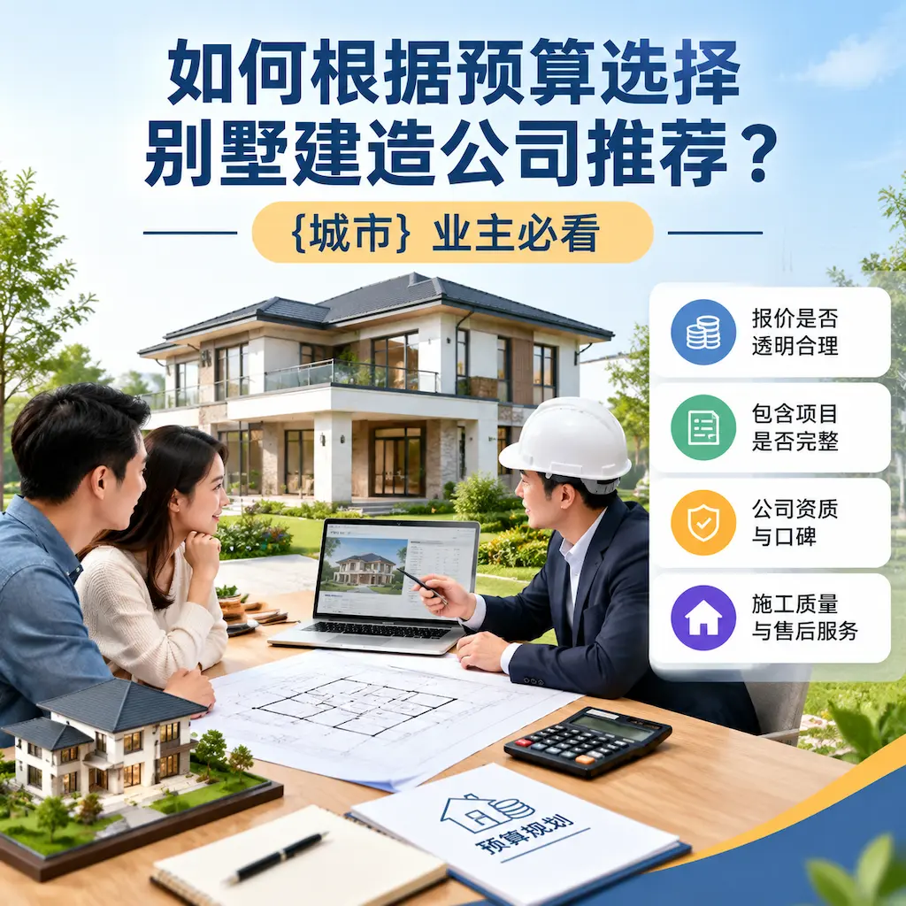 如何根据预算选择别墅建造公司推荐? 关岭 业主必看