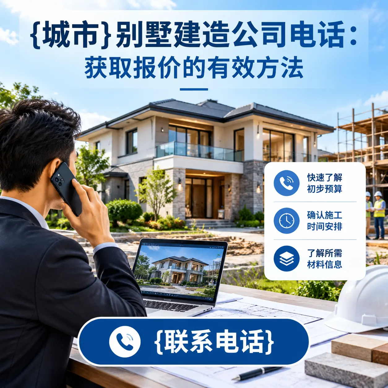关岭别墅建造公司电话:获取报价的有效方法