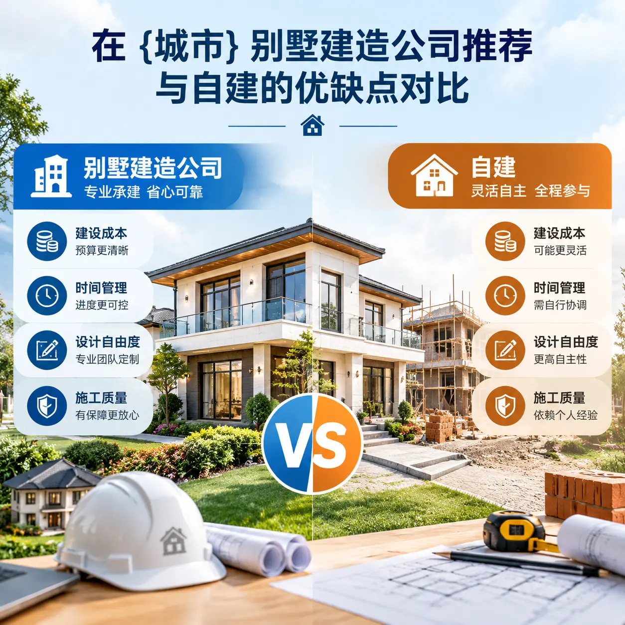 在 关岭 别墅建造公司推荐与自建的优缺点对比
